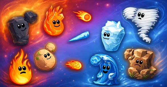 Play Elemental Merge Online game