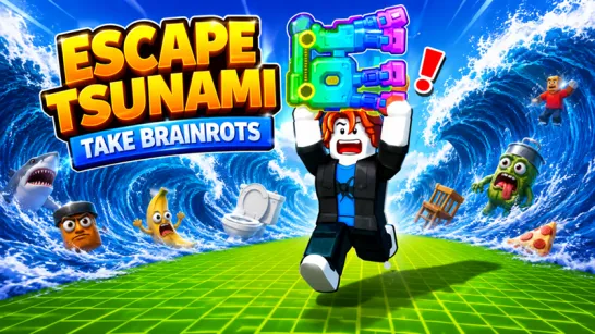 Play Escape Tsunami for Brainrots Online game